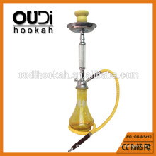 Fábrica de venda directa amarela garrafa de vidro transparente tunisia hookah shisha